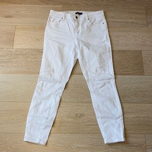 Ann Taylor | EUC white denim size 8